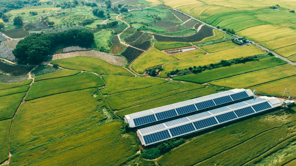 solar panel installation for farms