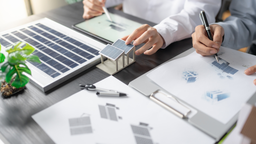 solar panel installation for farms
