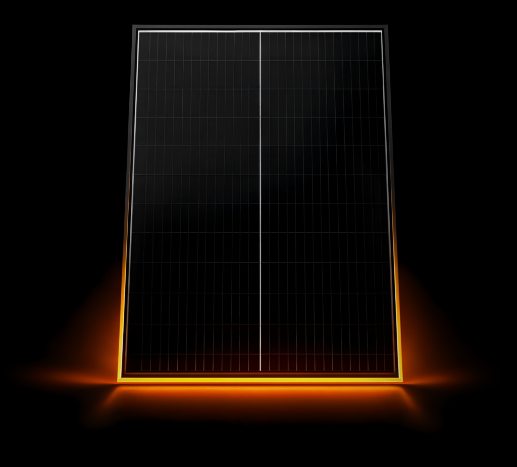 Orange and black solar panel scaled 1